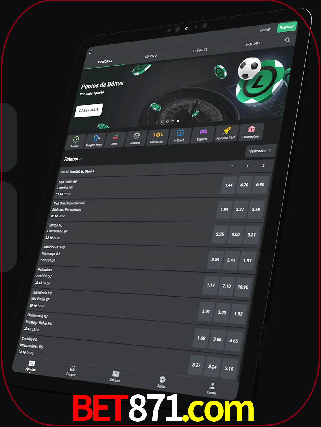 Você pode usar a versão do website em qualquer dispositivo.