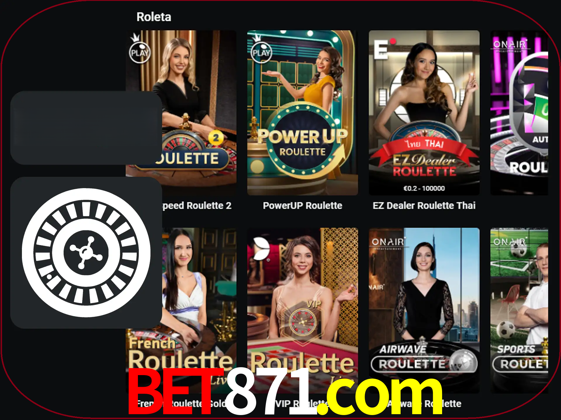 Receba seus ganhos girando a roleta.