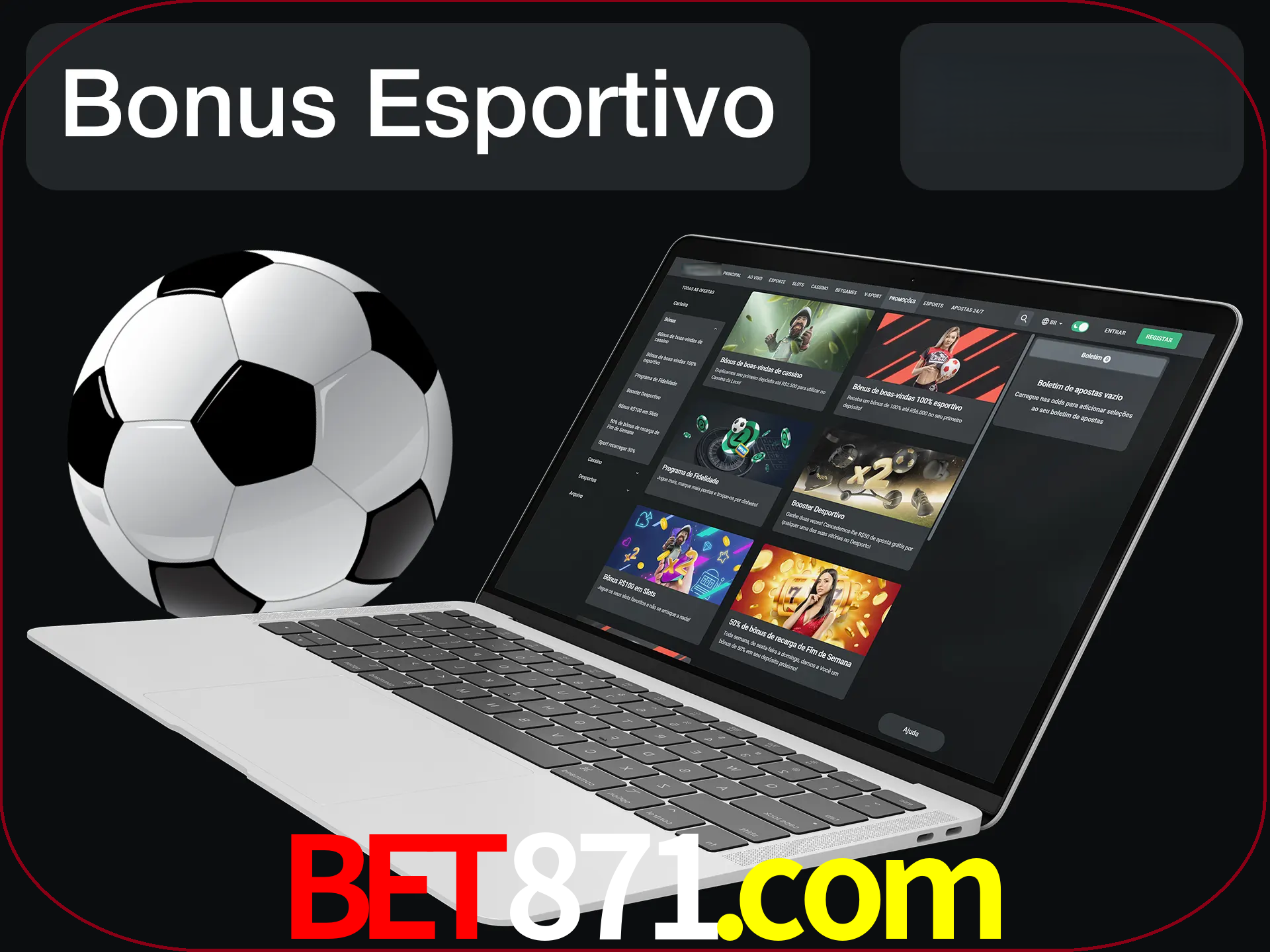 Antes de começar a apostar, use o bônus esportivo.