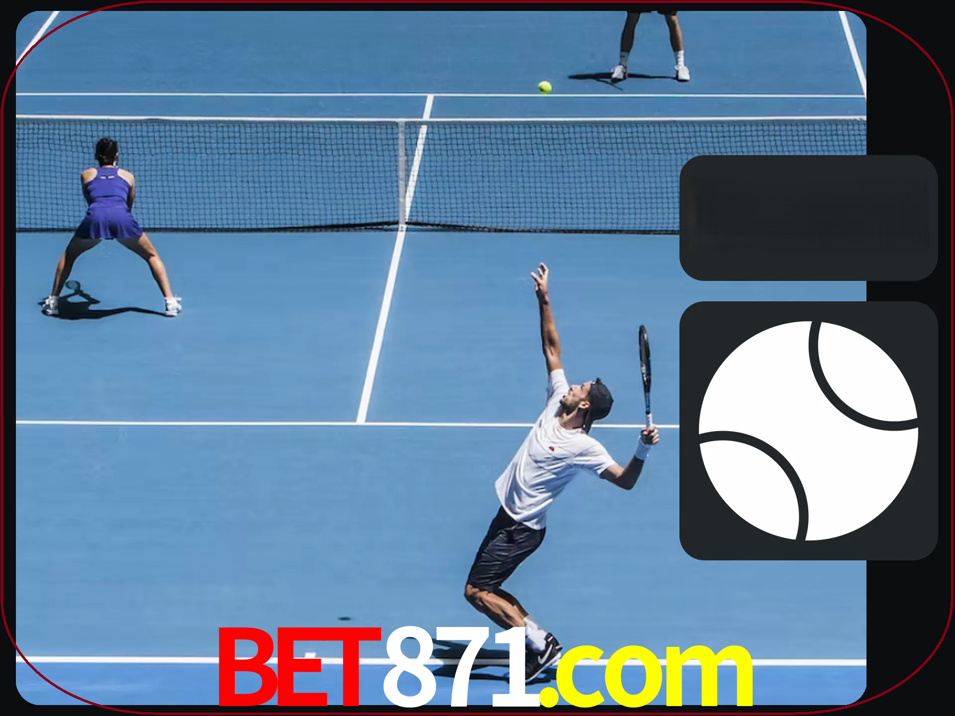 Apostar nos melhores jogadores e equipes de tênis.